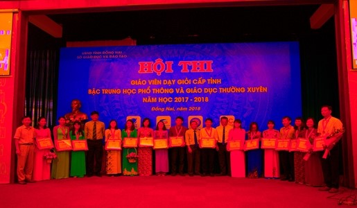 167 thí sinh đã xuất sắc đạt giáo viên dạy giỏi cấp tỉnh bậc THPT và GDTX năm 2018