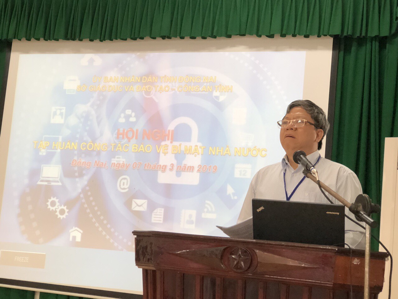 Sở Giáo dục và Đào tạo phối hợp Công an tỉnh tổ chức Hội nghị tập huấn công tác bảo vệ bí mật nhà nước