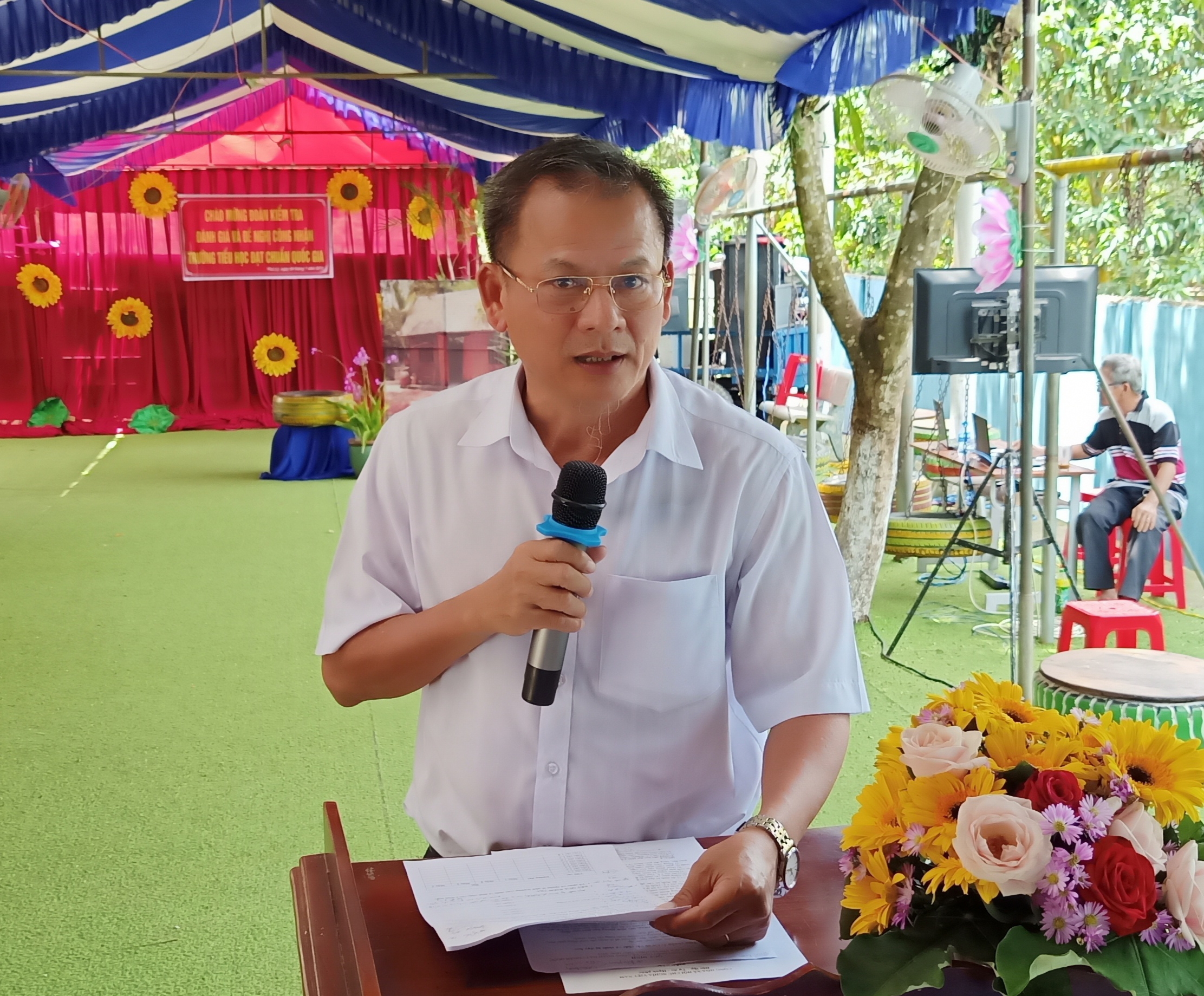 Kiểm tra, thẩm định kết quả xây dựng trường học đạt chuẩn Quốc gia tại Trường Tiểu học Bàu Phụng huyện Vĩnh Cửu, tỉnh Đồng Nai