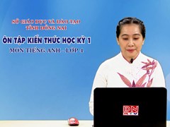 Ôn tập kiến thức HK1- Môn Tiếng Anh - lớp 4 (20-03-2020) 