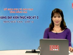 Dạy học kiến thức HK2- Môn Ngữ Văn - lớp 12 (25-03-2020) 