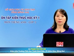 Ôn tập kiến thức HK1- Môn Tiếng Anh - lớp 5 (18-03-2020) 