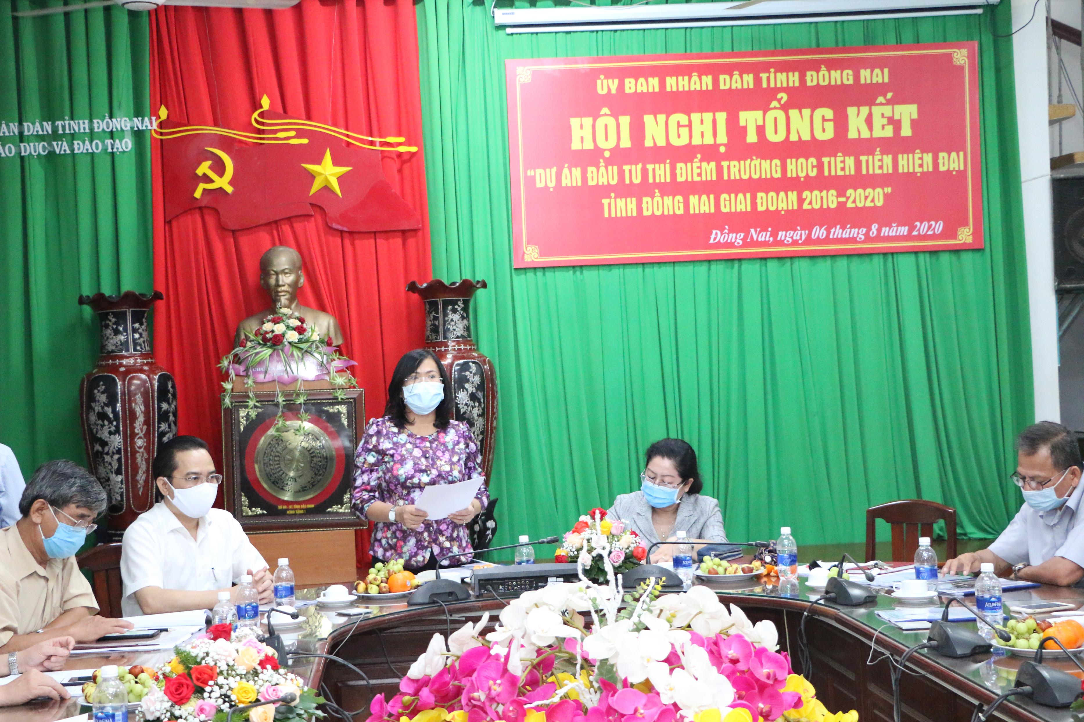 Tổng kết Dự án đầu tư thí điểm trường học tiên tiến, hiện đại tỉnh Đồng Nai, giai đoạn 2016-2020.