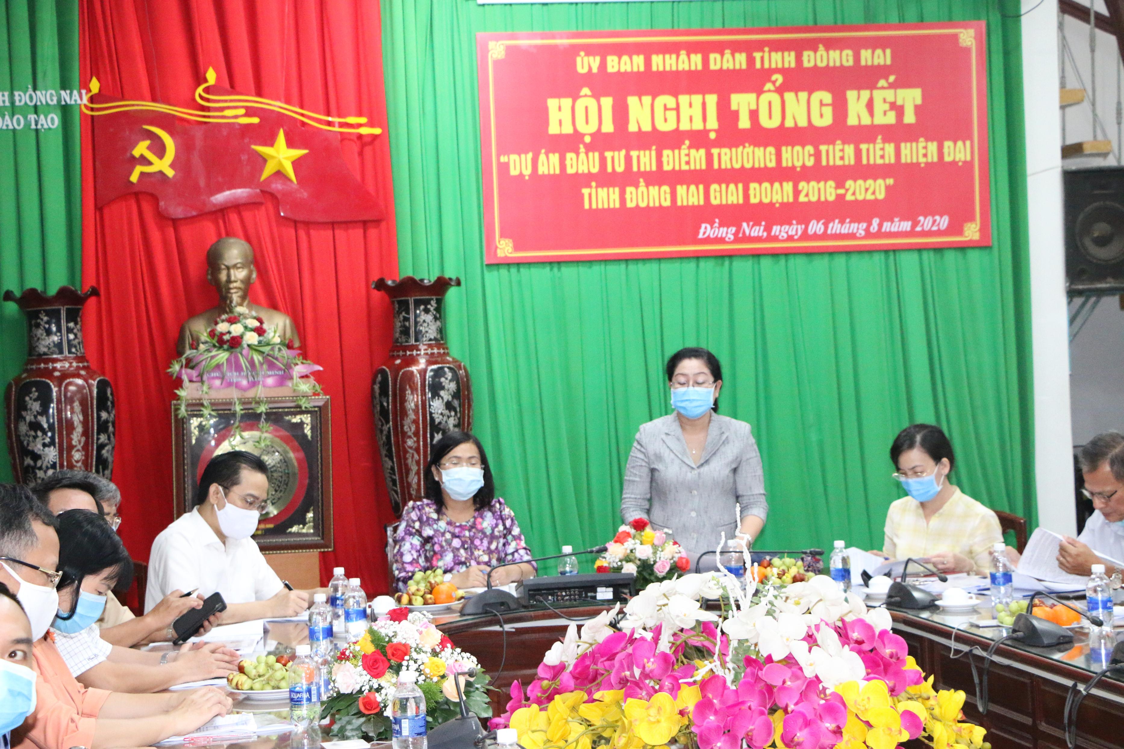 Tổng kết Dự án đầu tư thí điểm trường học tiên tiến, hiện đại tỉnh Đồng Nai, giai đoạn 2016-2020.