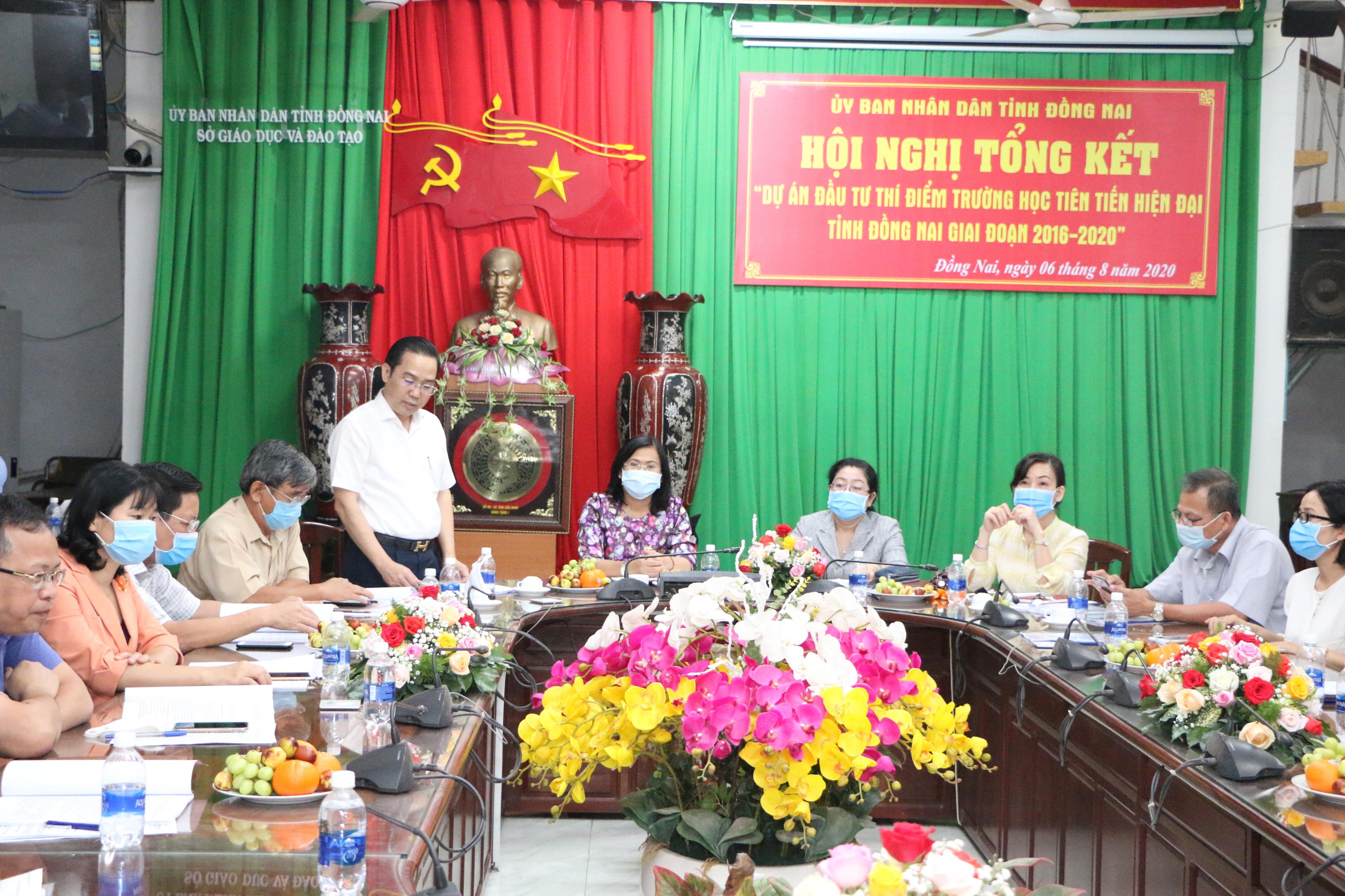Tổng kết Dự án đầu tư thí điểm trường học tiên tiến, hiện đại tỉnh Đồng Nai, giai đoạn 2016-2020.