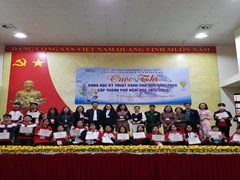 Phòng GDĐT thành phố Lạng Sơn tổ chức thành công Cuộc thi KHKT cấp thành phố năm học 2022-2023