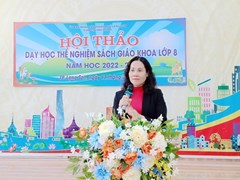 Cụm chuyên môn II - Khối THCS - UBND Thành phố Lạng Sơn Hội thảo dạy thể nghiệm sách giáo khoa lớp 8 mới năm học 2023- 2024
